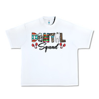 White dental squad Urban Heavy Tee - CowhideDigitalArt