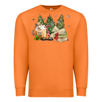 Carrot christmas coffee and book Premium Sweatshirt - MaliasSmallBusiness