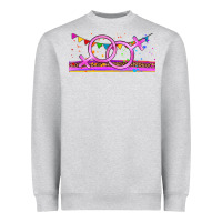 Heather Grey lgbtq lesbian  libbey glass Heavyweight Sweatshirt - HRA Design Shop
