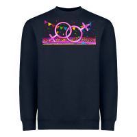Navy lgbtq lesbian  libbey glass Heavyweight Sweatshirt - HRA Design Shop