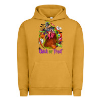 Pigment Peanut Butter Chick or treat Halloween Urban Hoodie - NancyCooperArtShop