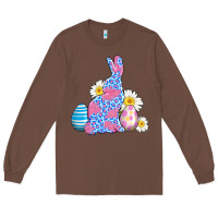 Chestnut easter bunny wıth easter eggs Long Sleeve Tee - AdoDesignShop