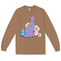 Toasted Coconut easter bunny wıth easter eggs Long Sleeve Tee - AdoDesignShop