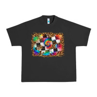 Pigment Black race leopard and tie dye background Urban Heavy Tee - HRA Design Shop