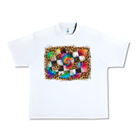 White race leopard and tie dye background Urban Heavy Tee - HRA Design Shop