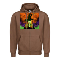 Chestnut halloween witch tumbler Zipper Hoodie - Jasminsmagicworld