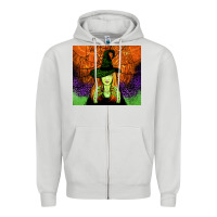 Dove Grey halloween witch tumbler Zipper Hoodie - Jasminsmagicworld