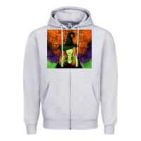 Heather Grey halloween witch tumbler Zipper Hoodie - Jasminsmagicworld