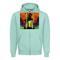 Seafoam halloween witch tumbler Zipper Hoodie - Jasminsmagicworld