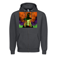 Smoke halloween witch tumbler Zipper Hoodie - Jasminsmagicworld