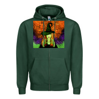 Sports Green halloween witch tumbler Zipper Hoodie - Jasminsmagicworld