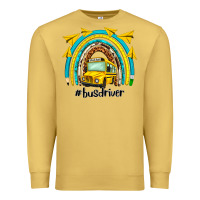 Antique Gold bus driver rainbow Premium Sweatshirt - NancyCooperArtShop