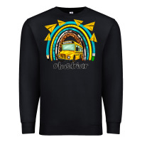 Black bus driver rainbow Premium Sweatshirt - NancyCooperArtShop