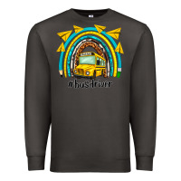 Smoke bus driver rainbow Premium Sweatshirt - NancyCooperArtShop