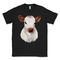 Black White Cute Calf Classic Tee - JahusDesignShop