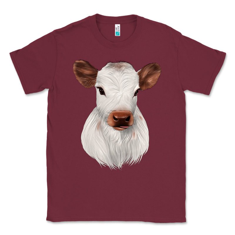 White Cute Calf Classic Tee by JahusDesignShop | Teevron