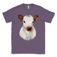 Lavender White Cute Calf Classic Tee - JahusDesignShop