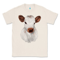 Natural White Cute Calf Classic Tee - JahusDesignShop