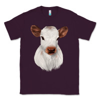 Plum White Cute Calf Classic Tee - JahusDesignShop