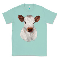 Seafoam White Cute Calf Classic Tee - JahusDesignShop