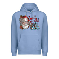 Colony Blue merry christmas yall Premium Hoodie - SublimationCraftShop