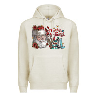 Oatmeal Heather merry christmas yall Premium Hoodie - SublimationCraftShop