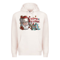 Pale Pink merry christmas yall Premium Hoodie - SublimationCraftShop