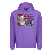 Purple merry christmas yall Premium Hoodie - SublimationCraftShop