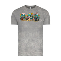 Cloud Rock western farm trucks farm animals Vintage Tee - FaDigitalArtStudio