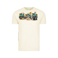 Vintage Arctic western farm trucks farm animals Vintage Tee - FaDigitalArtStudio
