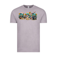 Vintage Zinc western farm trucks farm animals Vintage Tee - FaDigitalArtStudio