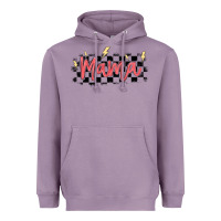 Lavender checkered mama Heavyweight Hoodie - MaliasSmallBusiness