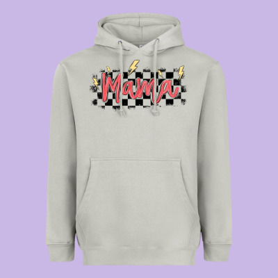 Checkered Mama Heavyweight Hoodie Designed By Maliassmallbusiness