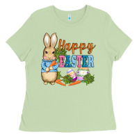 Matcha easter bunny egg and carrots Ladies Tee - AdoDesignShop