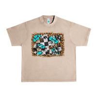 French Oak race leopard and gemstone background Urban Heavy Tee - HRA Design Shop