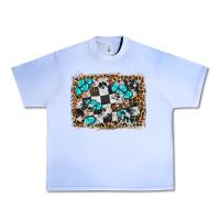 Grape Ice race leopard and gemstone background Urban Heavy Tee - HRA Design Shop