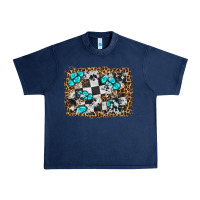 Navy race leopard and gemstone background Urban Heavy Tee - HRA Design Shop