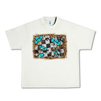 Pistachio race leopard and gemstone background Urban Heavy Tee - HRA Design Shop