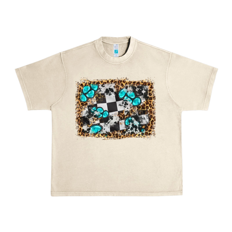 Race Leopard And Gemstone Background Urban Heavy Tee by HRA Design Shop | Teevron
