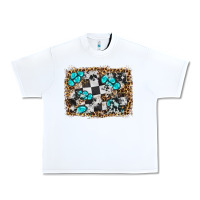 White race leopard and gemstone background Urban Heavy Tee - HRA Design Shop
