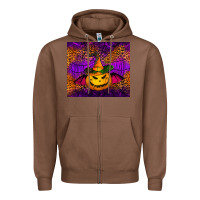 Chestnut halloween jack o'lantern tumbler Zipper Hoodie - Jasminsmagicworld