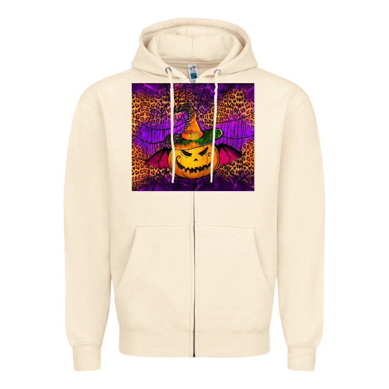 Halloween Jack O'lantern Tumbler Zipper Hoodie by Jasminsmagicworld | Teevron