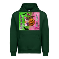 Foreset Green Sorta sweet sorta spooky Urban Hoodie - NancyCooperArtShop