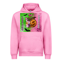Fuchsia Pink Sorta sweet sorta spooky Urban Hoodie - NancyCooperArtShop