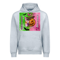 Heather Grey Sorta sweet sorta spooky Urban Hoodie - NancyCooperArtShop