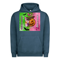 Pigment Midnight Navy Sorta sweet sorta spooky Urban Hoodie - NancyCooperArtShop