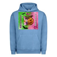 Pigment Pebble Blue Sorta sweet sorta spooky Urban Hoodie - NancyCooperArtShop