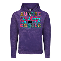 Cloud Purple auntie like a mom only cooler Vintage Hoodie - Zillion Design Studio