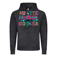Vintage Black auntie like a mom only cooler Vintage Hoodie - Zillion Design Studio
