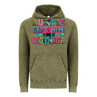Vintage Olive auntie like a mom only cooler Vintage Hoodie - Zillion Design Studio